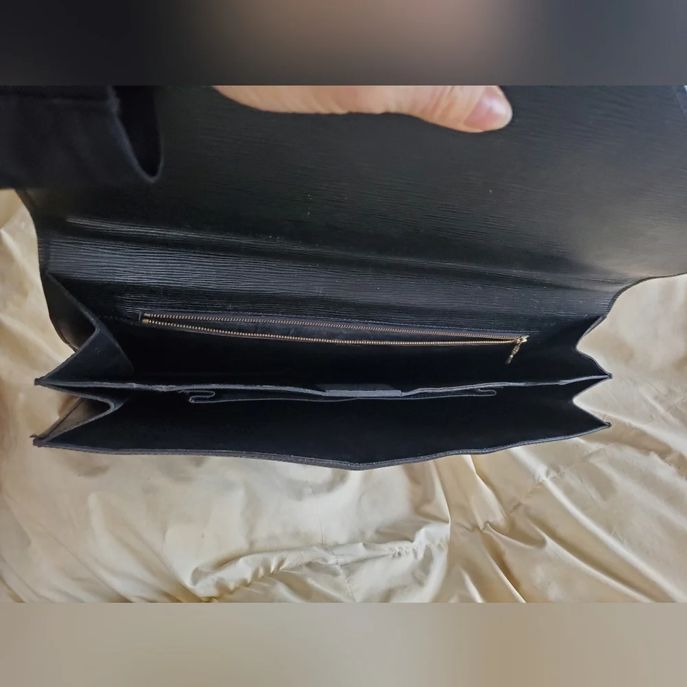 Very large authentic Louis Vuitton Epi leather briefcase
